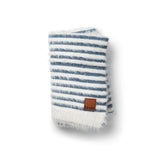 Elodie furry knit blanket, berry blue