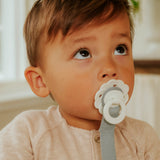 Elodie sunrise blue pacifier clip