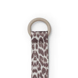 Elodie le leopard pacifier clip