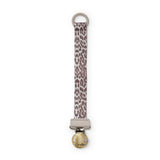 Elodie le leopard pacifier clip