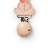 Elodie river rose pacifier clip wood