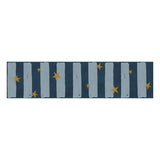 Dekornik bordura spanish stripes blue with stars