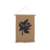 Nobodinoz leaf embroidery wall hanging Landscape