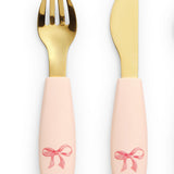  Elodie silikonski set za jelo sa tanjurom, rosie bow