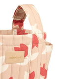 Nobodinoz stroller organizer hyde park, red tulips