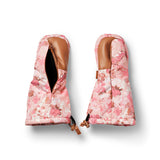 Elodie mittens, river rose