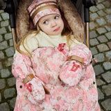 Elodie mittens, river rose