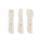 Done By Deer foodie cutlery set celebration, sand