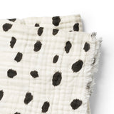 Elodie soft cotton blanket,dalmatian dots grande
