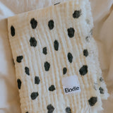 Elodie soft cotton blanket,dalmatian dots grande