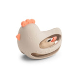 Done By Deer grip&teether toy w/rattle clucky, sand