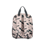 Caramel&cie gray skates small backpack
