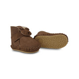 Donsje pouty čizme fluffy medo, teddy brown suede