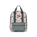 Caramel&cie gray skates small backpack