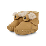 Donsje pouty čizme fluffy koala, sand suede