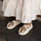 Donsje mileni ballerinas cream sheep leather