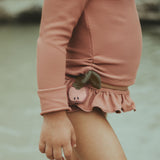 Donsje nia swim shirt apple, old rose
