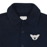 Donsje piebe jumpsuit koala, navy blue