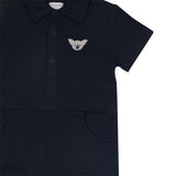 Donsje piebe jumpsuit koala, navy blue