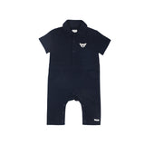 Donsje piebe jumpsuit koala, navy blue