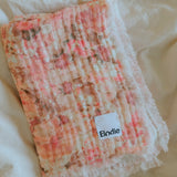 Elodie soft cotton blanket,river rose