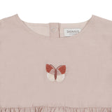 Donsje vailen playsuit vlinder, rose mocha
