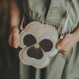 Donsje toto purse violette, rose metallic leather