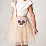 Donsje toto purse violette, rose metallic leather