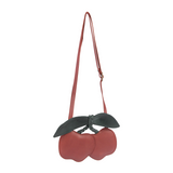 Donsje nanoe fruit purse cherry, scarlet classic leather
