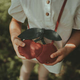 Donsje nanoe fruit purse cherry, scarlet classic leather