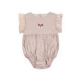 Donsje vailen playsuit vlinder, rose mocha