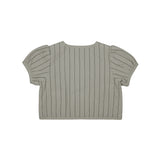 Donsje milenna jacket dusty green, thyme striped