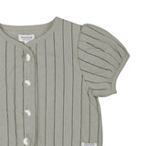 Donsje milenna jacket dusty green, thyme striped
