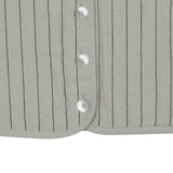 Donsje milenna jacket dusty green, thyme striped