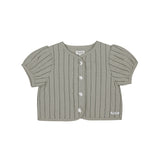Donsje milenna jacket dusty green, thyme striped