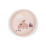 Done By Deer silicone stick&stay plate playground,powder