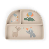 Done By Deer stick&stay compartment plate,celebration ,sand
