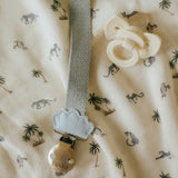 Elodie garden leo's resort bamboo muslin blanket