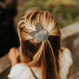 Donsje nanoe fruit hairclip blueberry, petrol nubuck