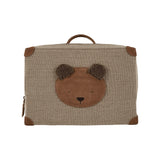 Donsje paaki backpack fluffy bear, tedy brown suede
