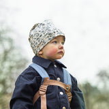 Elodie light beanie, garden leo toile
