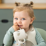 Done By Deer silicone bib celebration, sand