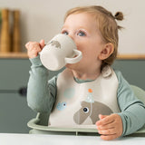 Done By Deer silicone bib celebration, sand
