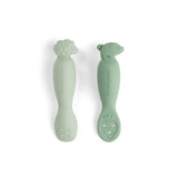 Done By Deer learning spoon set tiny farm, green