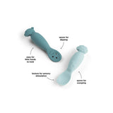 Done By Deer learning spoon set tiny farm, blue