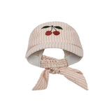 Konges Slojd ellie kapica s mašnom peony stripe