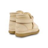 Donsje roumi shoes polar bear, off white curly faux fur