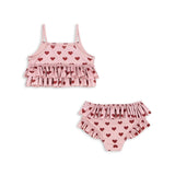 Konges Slojd manuca frill bikini, amour pink
