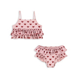 Konges Slojd manuca frill bikini, amour pink