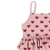 Konges Slojd manuca frill swimsuit, amour pink